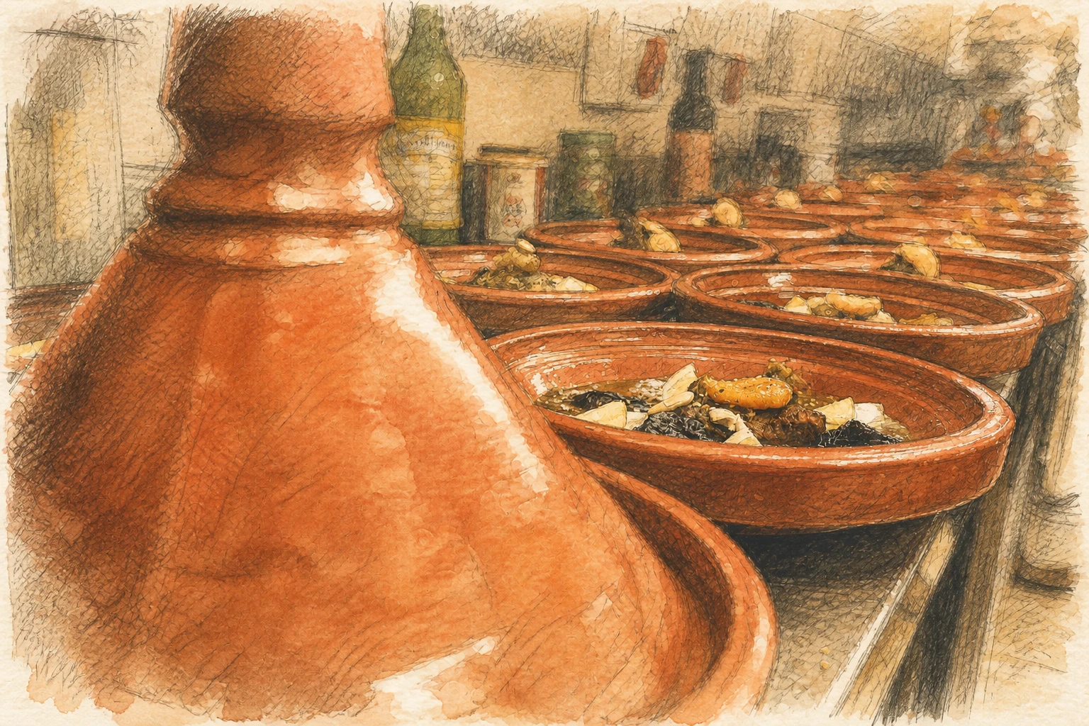 Illustrazione della cucina Maison Touareg