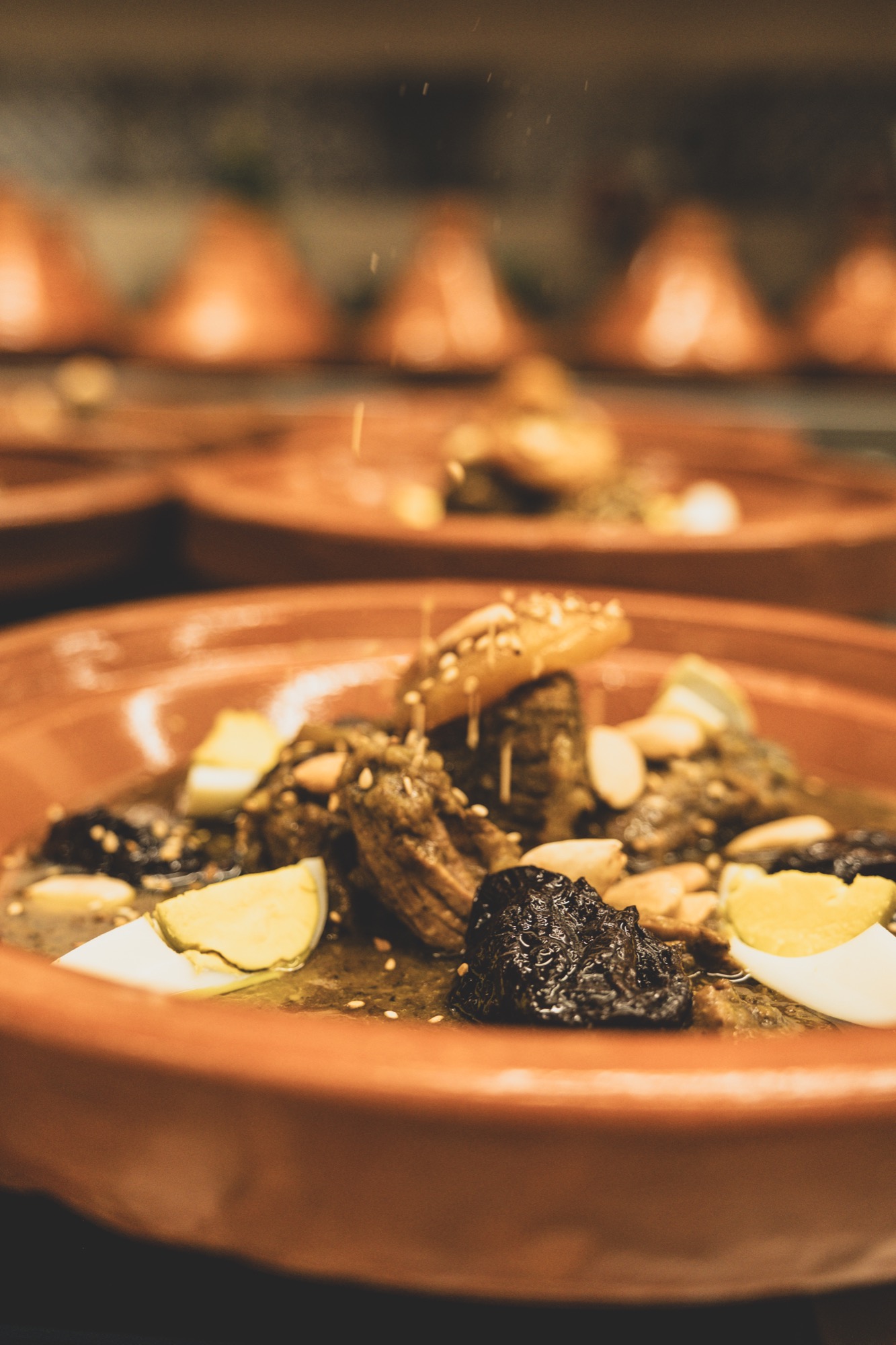 A dish from the Moroccan cuisine of Maison Touareg