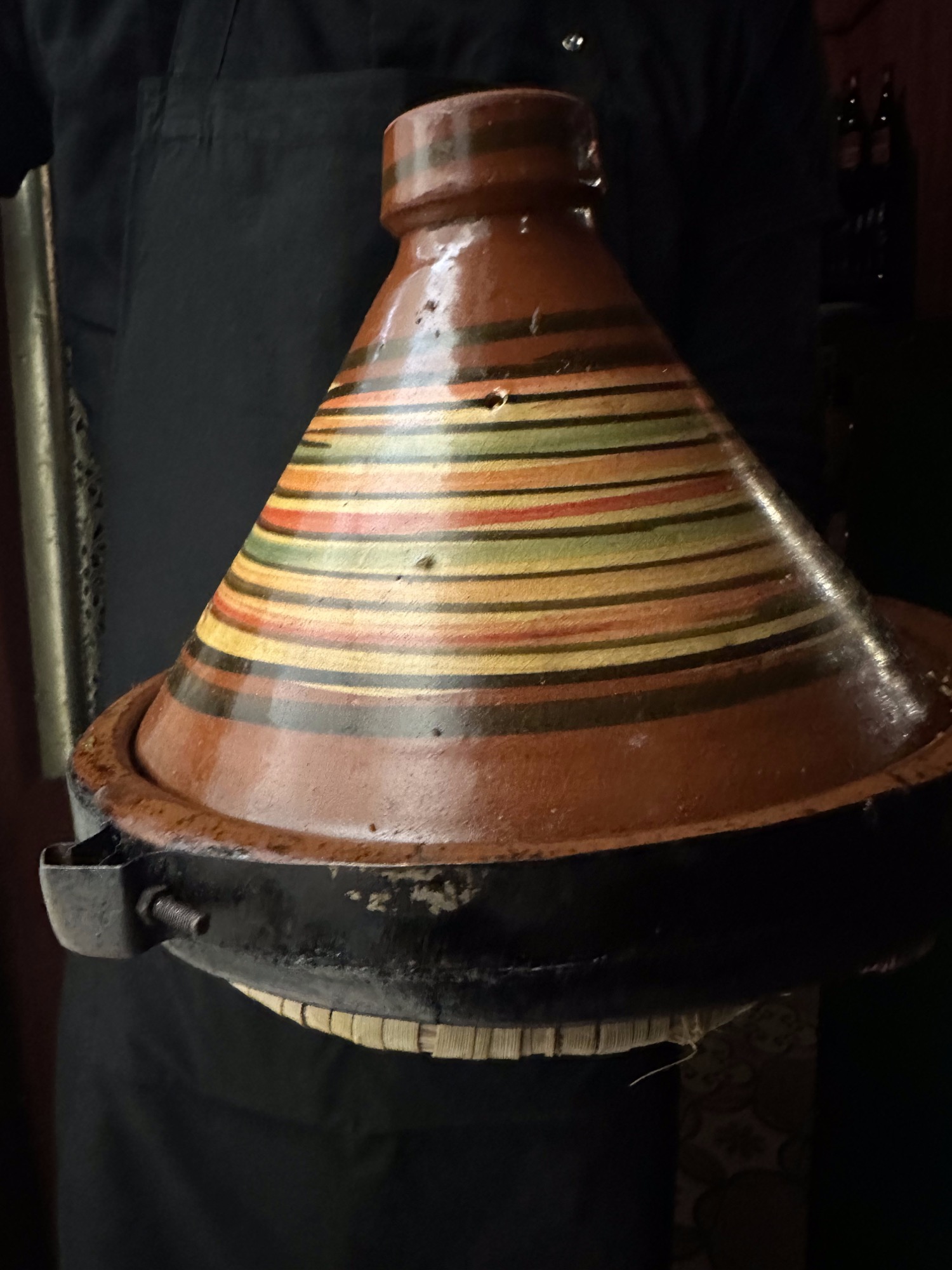 Tagine served in the dining room